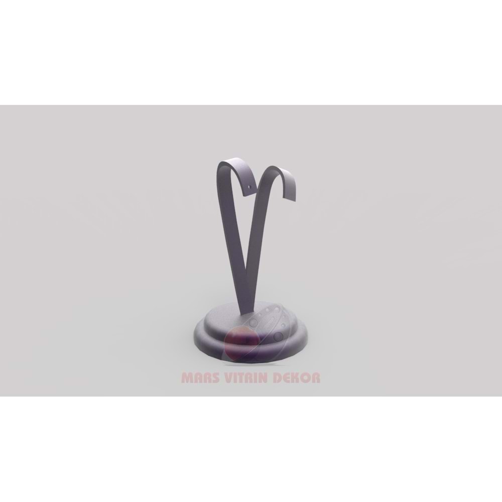 INSK-1072-OVAL TEK KÜPELİK (V)-4,5*4,5*H:10