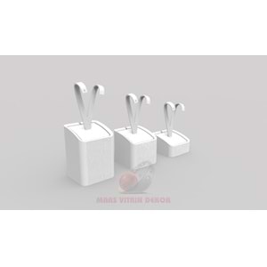 INSK-1037-ÜÇLÜ KÜPELİK(V)-5*5*(H:9*11*12,5)